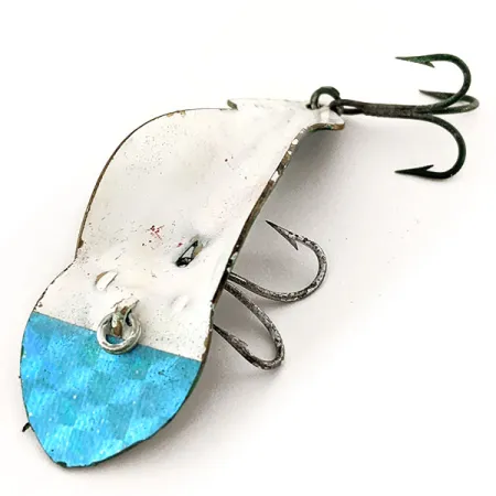 Buck Perry Spoonplug, 10g, Wit / Groen / Lichtblauw, Lepel #11700