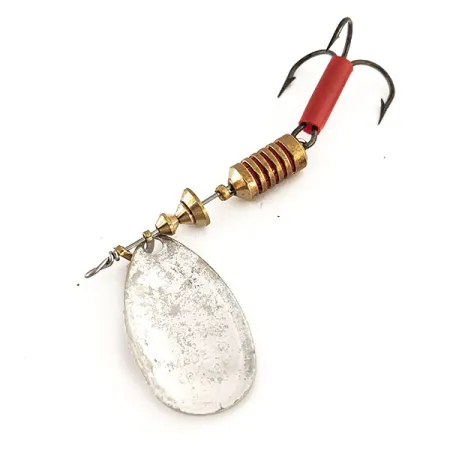 Mepps Aglia 3 Spinner, Zilver, 7g, Rode Kous, #11734