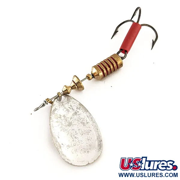 Mepps Aglia 3 Spinner, Zilver, 7g, Rode Kous, #11734