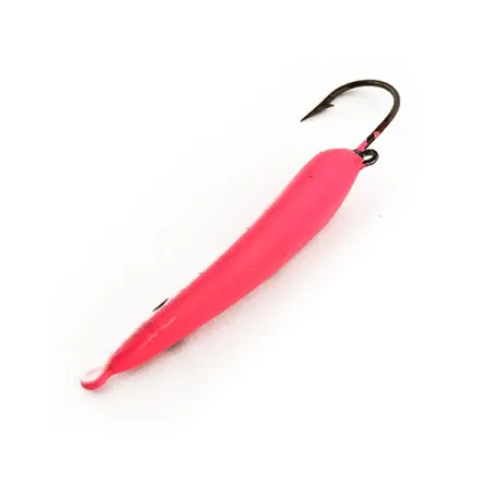 Jack's Jigs Ice Verticale Jig, Roze, 10g, Enkele Haak, #11758