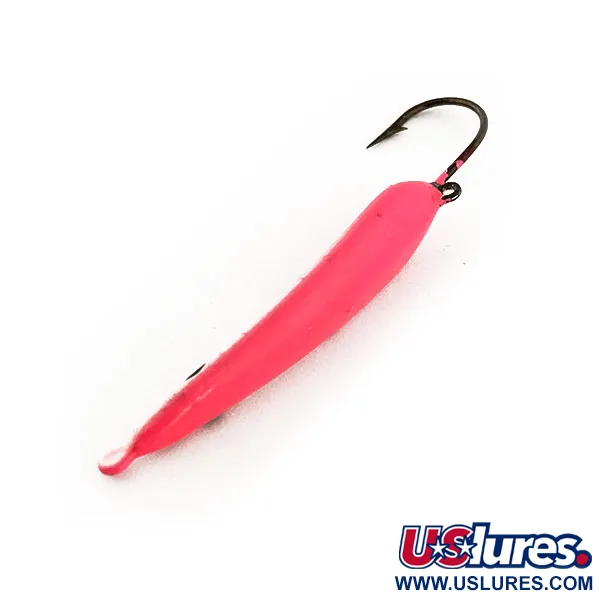 Jack's Jigs Ice Verticale Jig, Roze, 10g, Enkele Haak, #11758