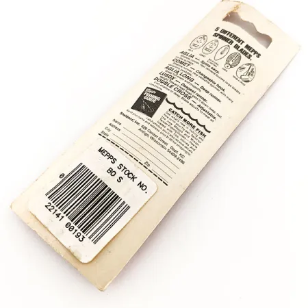 Mepps Aglia 0 Spinner, Zilver, 2.5g, Rode Tube, #11761