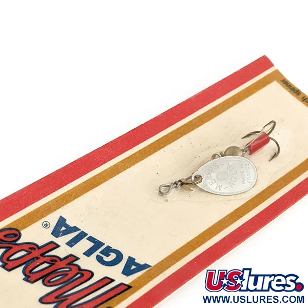 Mepps Aglia 0 Spinner, Zilver, 2.5g, Rode Tube, #11761