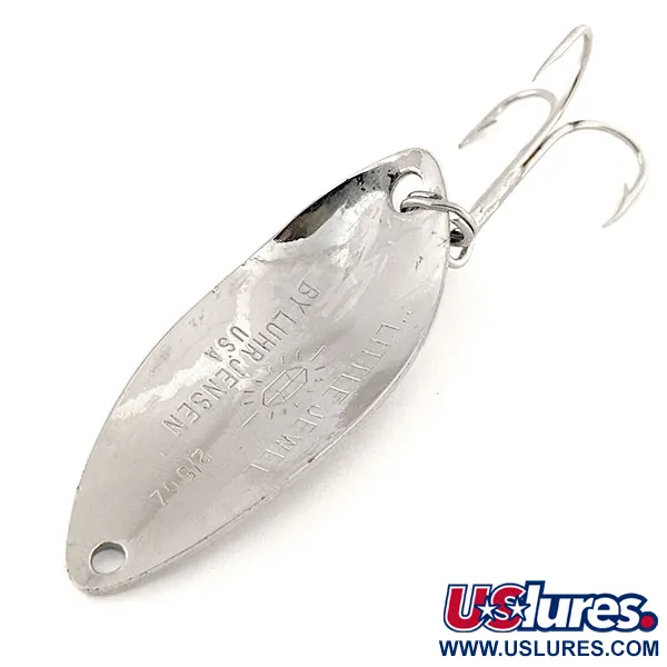 Luhr Jensen Little Jewel Lepel, Gehamerd Nikkel, 12g, #11769