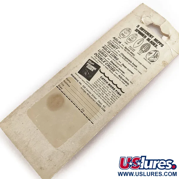 Mepps Aglia 1 dressed (squirrel tail) Spinner, Zilver, 3.5g, #11774