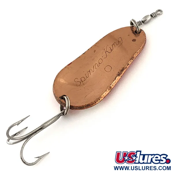 Pecos River Spinno-King 0 Lepel, Rood / Wit / Koper, 14g, #11779