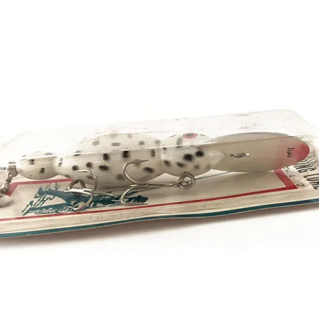 Kmart Kresge #381 Plug, Wit / Zwart, 14g, Metalen Lip, #11780