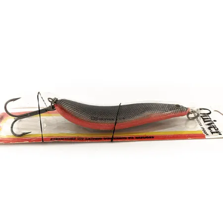Luhr Jensen Quiver Lepel, Grijs/Oranje, 39g, asymmetrisch, #11781