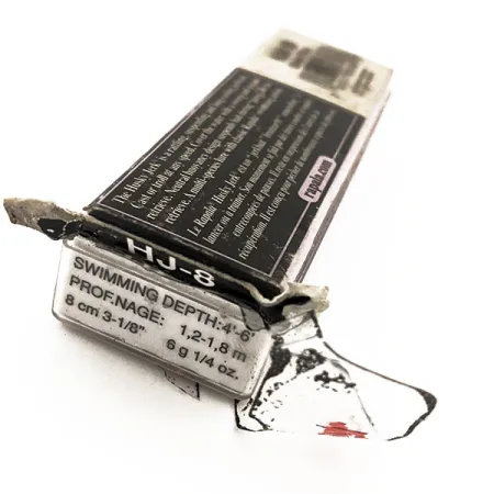 Rapala Husky Jerk 8 Plug, Zilver Blauw, 6g, zwevend, #11789