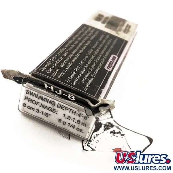 Rapala Husky Jerk 8 Plug, Zilver Blauw, 6g, zwevend, #11789