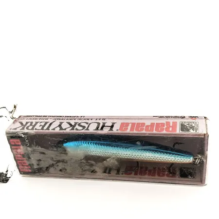 Rapala Husky Jerk 8 Plug, Zilver Blauw, 6g, zwevend, #11789
