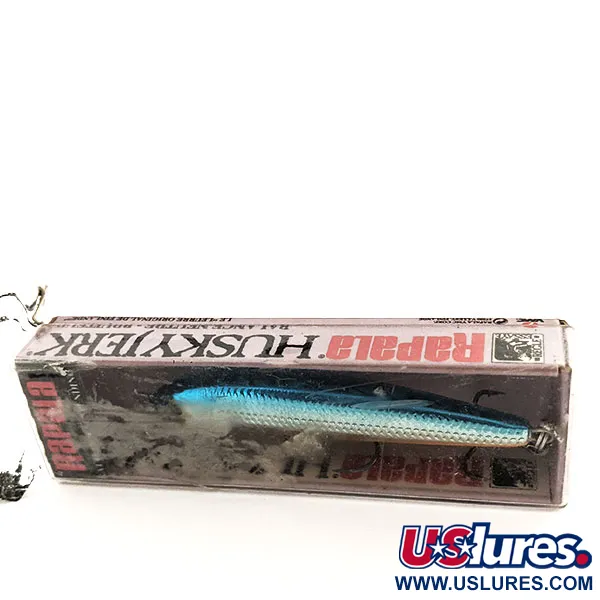 Rapala Husky Jerk 8 Plug, Zilver Blauw, 6g, zwevend, #11789