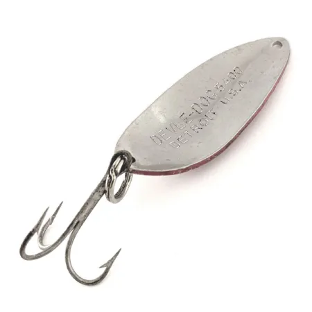 Dardevle Devle Dog 5400 Lepel, Rood / Wit / Nikkel, 14g, #11797