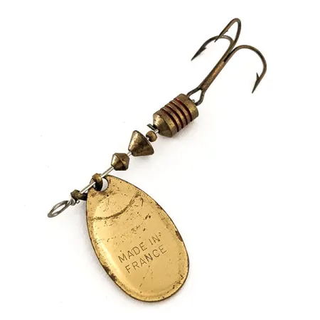 Mepps Aglia 2 Spinner, Messing, 4.5g, Klassiek blad, #11814