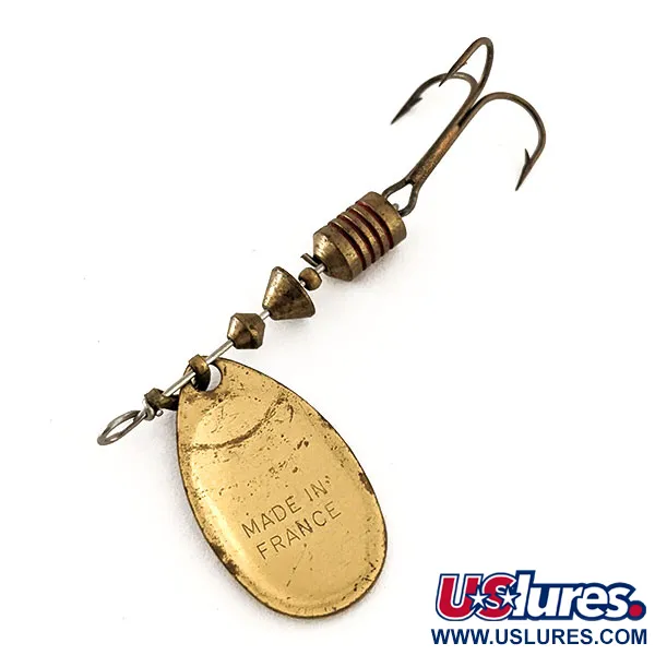 Mepps Aglia 2 Spinner, Messing, 4.5g, Klassiek blad, #11814