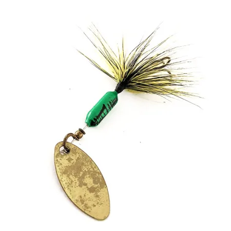 Worden’s Original Rooster Tail Spinner, Goud/Groen, 1.77g, Veer, #11815