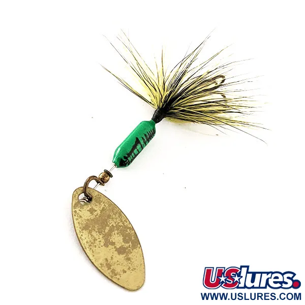 Worden’s Original Rooster Tail Spinner, Goud/Groen, 1.77g, Veer, #11815