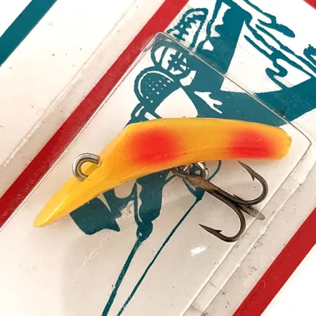 Kmart Kresge #318 Trollaas, Yellow / Red, 2.5g, Vintage, #11828