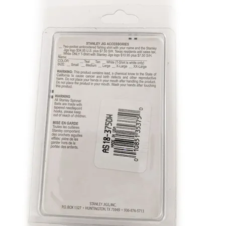 Stanley Platinum Babyby Wedge Spinnerbait, Wit/Chartreuse, 3,5g, #11833