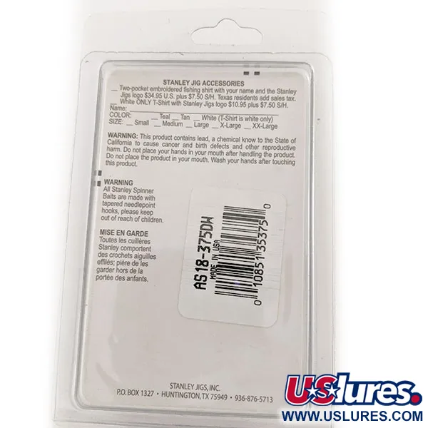 Stanley Platinum Babyby Wedge Spinnerbait, Wit/Chartreuse, 3,5g, #11833