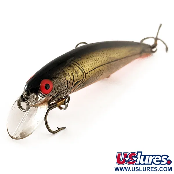 Bomber Long A15A Jerkbait, Goud-Zwart, 14g, Suspending, #11840