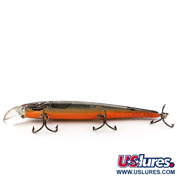 Bomber Long A15A Jerkbait, Goud-Zwart, 14g, Suspending, #11840