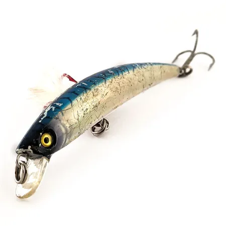 Yo-Zuri CRYSTAL MINNOW (F) 13, Zilver/Blauw, 17g, Drijvend, #11856