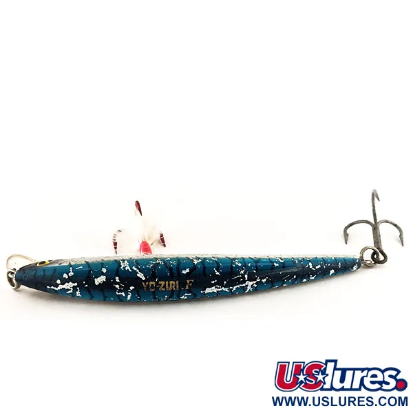 Yo-Zuri CRYSTAL MINNOW (F) 13, Zilver/Blauw, 17g, Drijvend, #11856