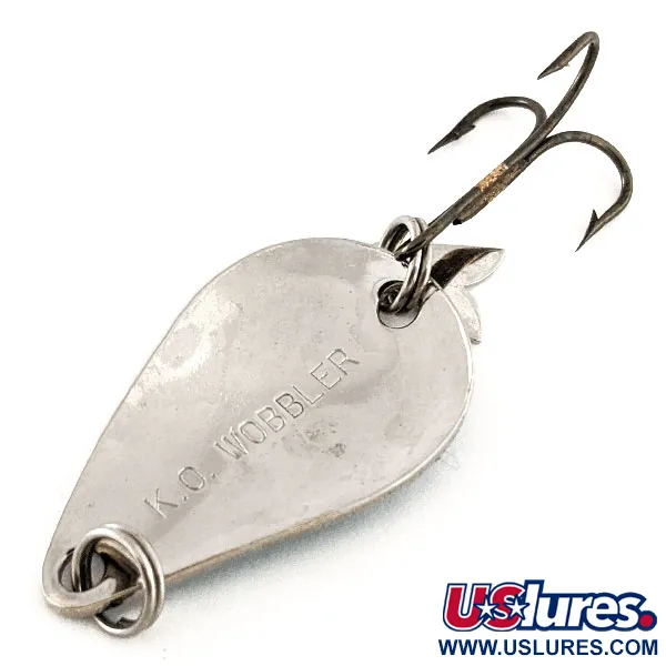 Acme K.O. Wobbler Lepel, Nikkel/Blauw, 7g, Sonic Flipper Tail, #11862