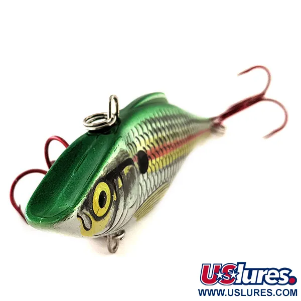 Rapala Rattl'n RAP 08 Zinkende Crankbait, Groen/Zilver, 20g, Ratel, #11880