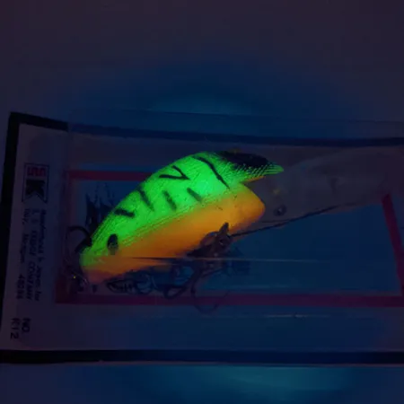 Kmart Kresge #K12 Deep-Diver, Fire Tiger, 14g, Glow-in-the-dark, #11892