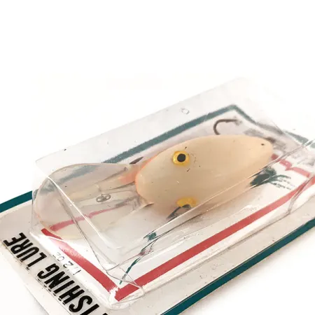 Kmart Kresge #K12 Crankbait, Wit / Oranje, 14g, Dieploper, #11893