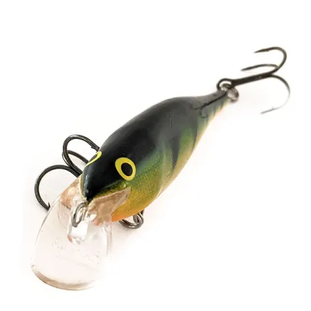 Rapala Shallow Shad Rap 09 Plug, Fire Tiger, 12g, Balsa, #11907