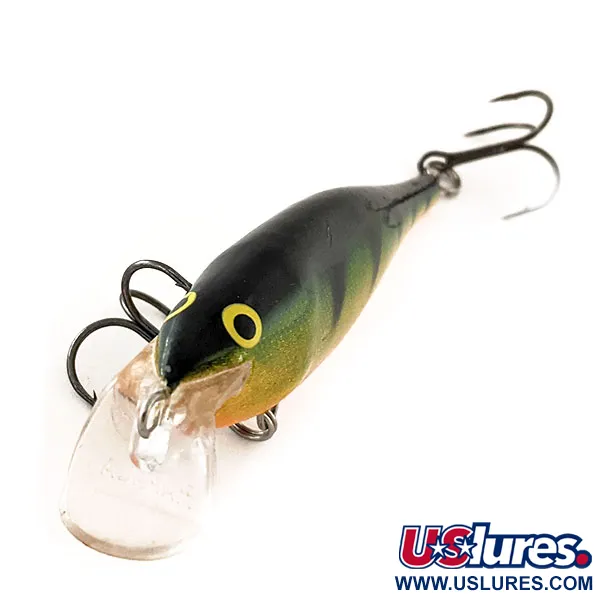 Rapala Shallow Shad Rap 09 Plug, Fire Tiger, 12g, Balsa, #11907