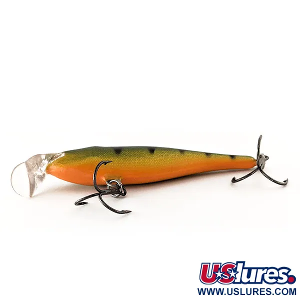 Rapala Shallow Shad Rap 09 Plug, Fire Tiger, 12g, Balsa, #11907