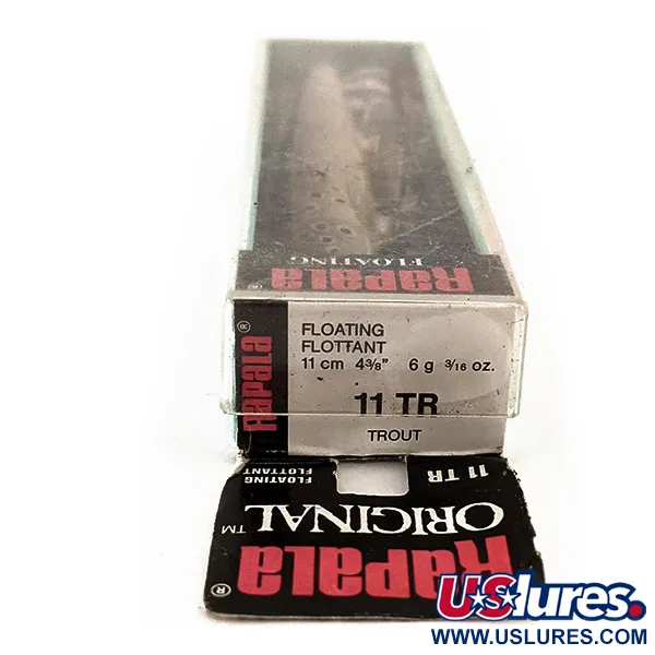 Rapala Original Floater F11 Plug, TR (Forel), 6g, Balsa, #11908