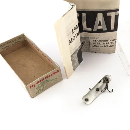 Flatfish F4 Helin Tackle Plug, SL (Zilver), 1.4g, 1951 Doos, #11911