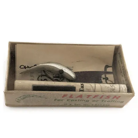 Flatfish F4 Helin Tackle Plug, SL (Zilver), 1.4g, 1951 Doos, #11911