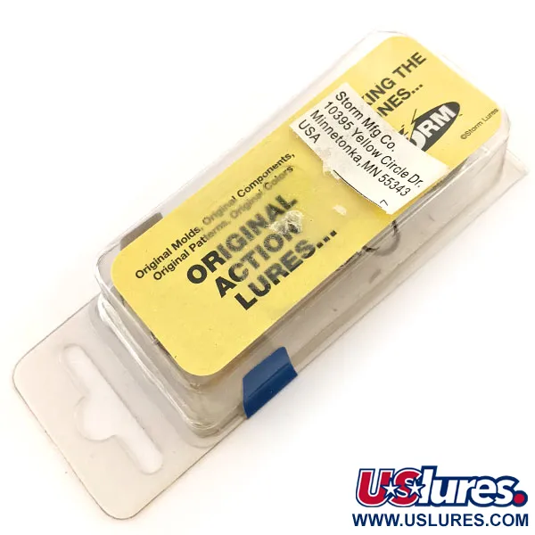 Storm Original Hot'N'Tot Plug, Oranje/Zwart, 6.5g, Metalen Lip, #11931