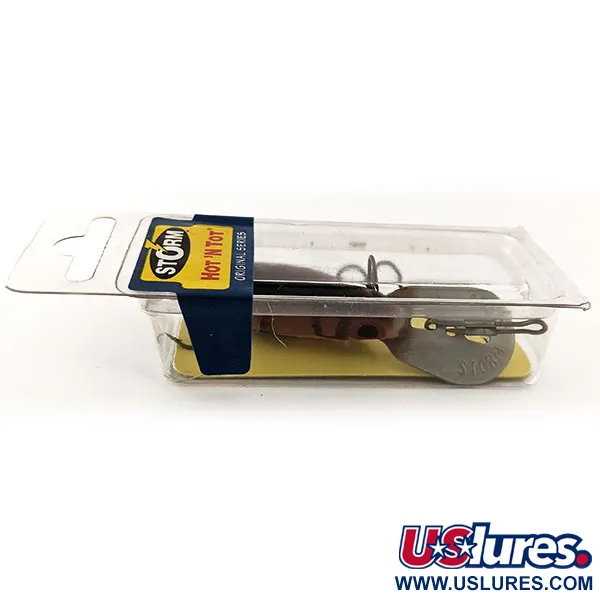 Storm Original Hot'N'Tot Plug, Oranje/Zwart, 6.5g, Metalen Lip, #11931