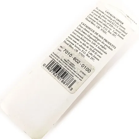 Luhr Jensen P.J. POP Wooden, 17g Pearl / Red, Topwater Popper #11935