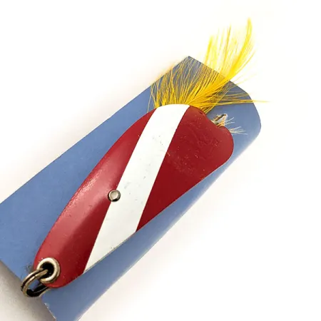 Weezel Weedless Rex Spoon Lepel, Red / White, 12,5g, Wierloos, #11937