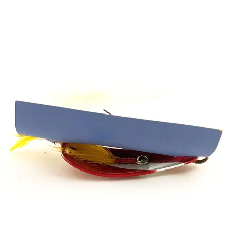 Weezel Weedless Rex Spoon Lepel, Red / White, 12,5g, Wierloos, #11937