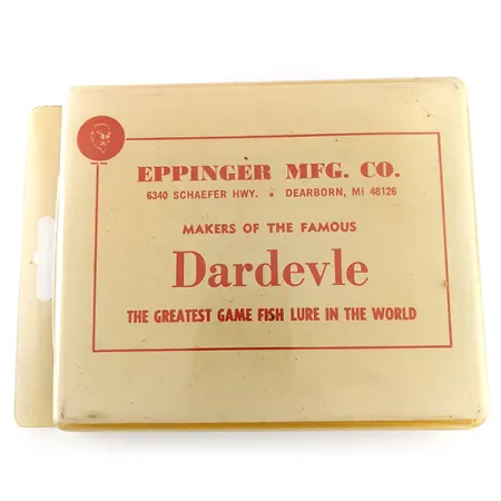 Eppinger Dardevle Kit Lepelset, Rood-Wit/Geel, Emaille, #11955