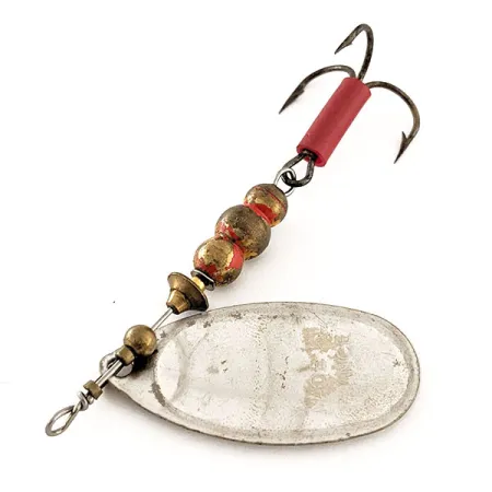 Mepps Aglia 4 Spinner, Zilver, 9g, Rode Slang, #11963