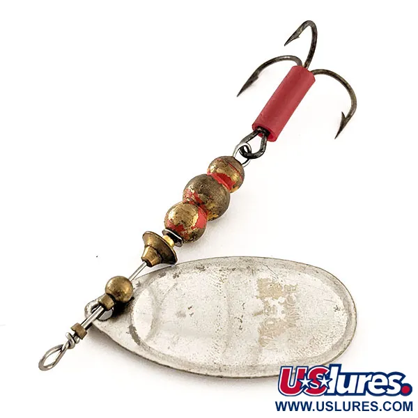 Mepps Aglia 4 Spinner, Zilver, 9g, Rode Slang, #11963