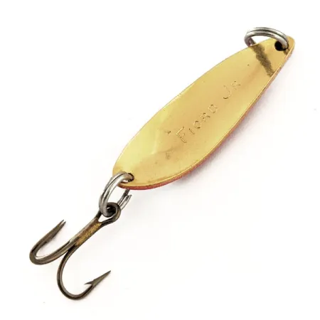 Acme Fiord Spoon Jr Lepel, Rood / Wit / Goud, 3,4g, Vintage, #11975