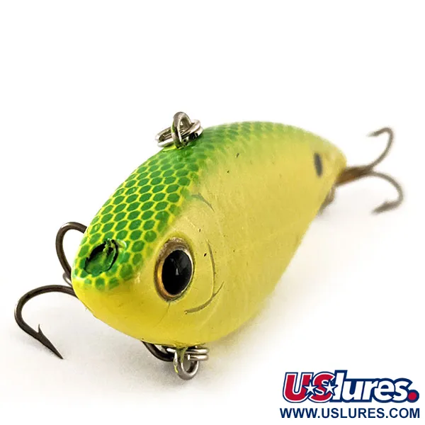 Renegade Pro Series Lipless Crankbait, Geel / Groen, 14g, Zinkend, #11980