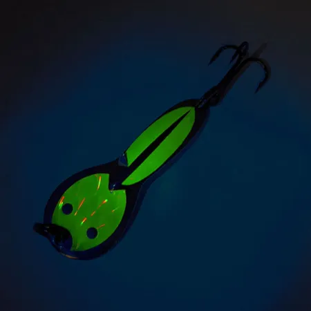 Acme Dazzler #2 UV Lepel, Nikkel / Goud, 7g, UV-reactief, #12000