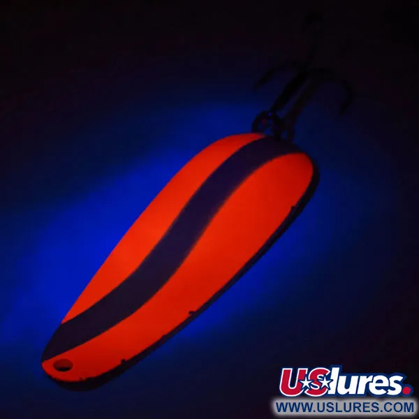 Worth Chippewa Steel Spoon UV Lepel, Rood/Crème, 35g, UV-actief, #12128